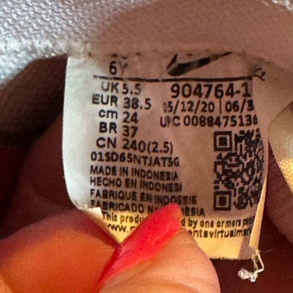 Nike Classic Cortez Leather Forrest Gump White Red Blue GS Youth 6Y Sneakers - Picture 10 of 11